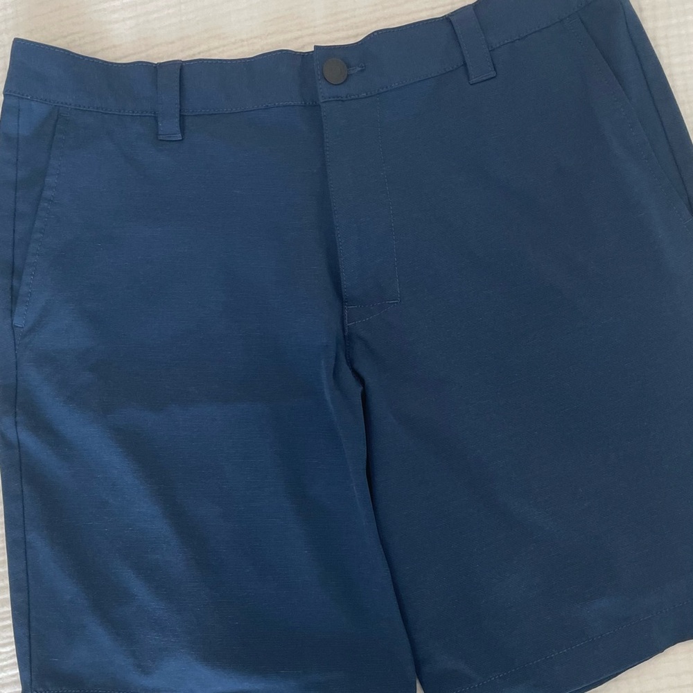 Banana Republic Navy Flat Front Shorts